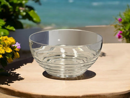 Clear Acrylic Round Salad Bowl