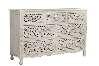 Refined Beige High Gloss Dresser