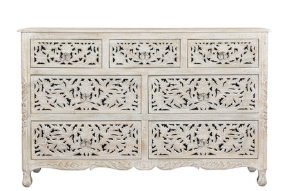 Refined Beige High Gloss Dresser