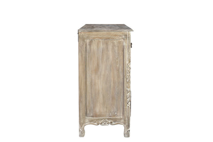 Gray Solid Wood Seven Drawer Dresser image 6