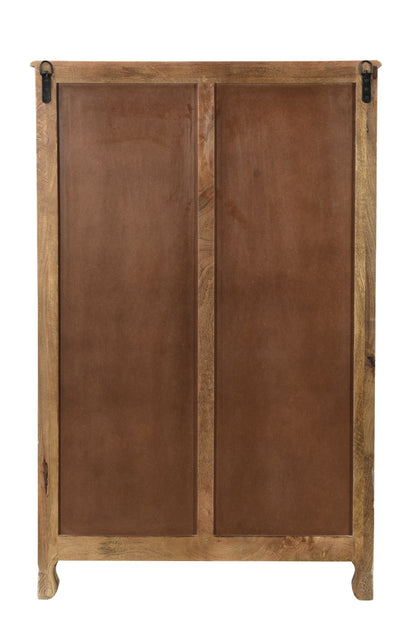 Gray Solid Wood Six Drawer Chest image 5