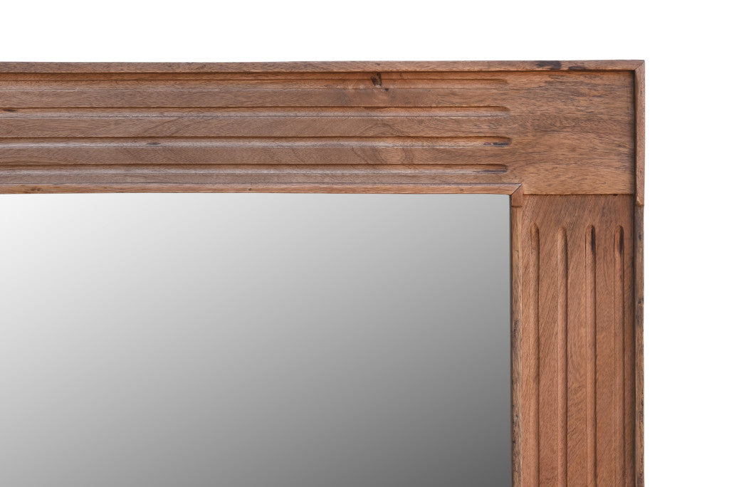 Brown Dresser Solid Wood Mirror