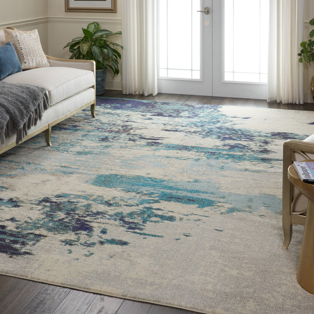 9 x 12 Ivory Power Loom Rug