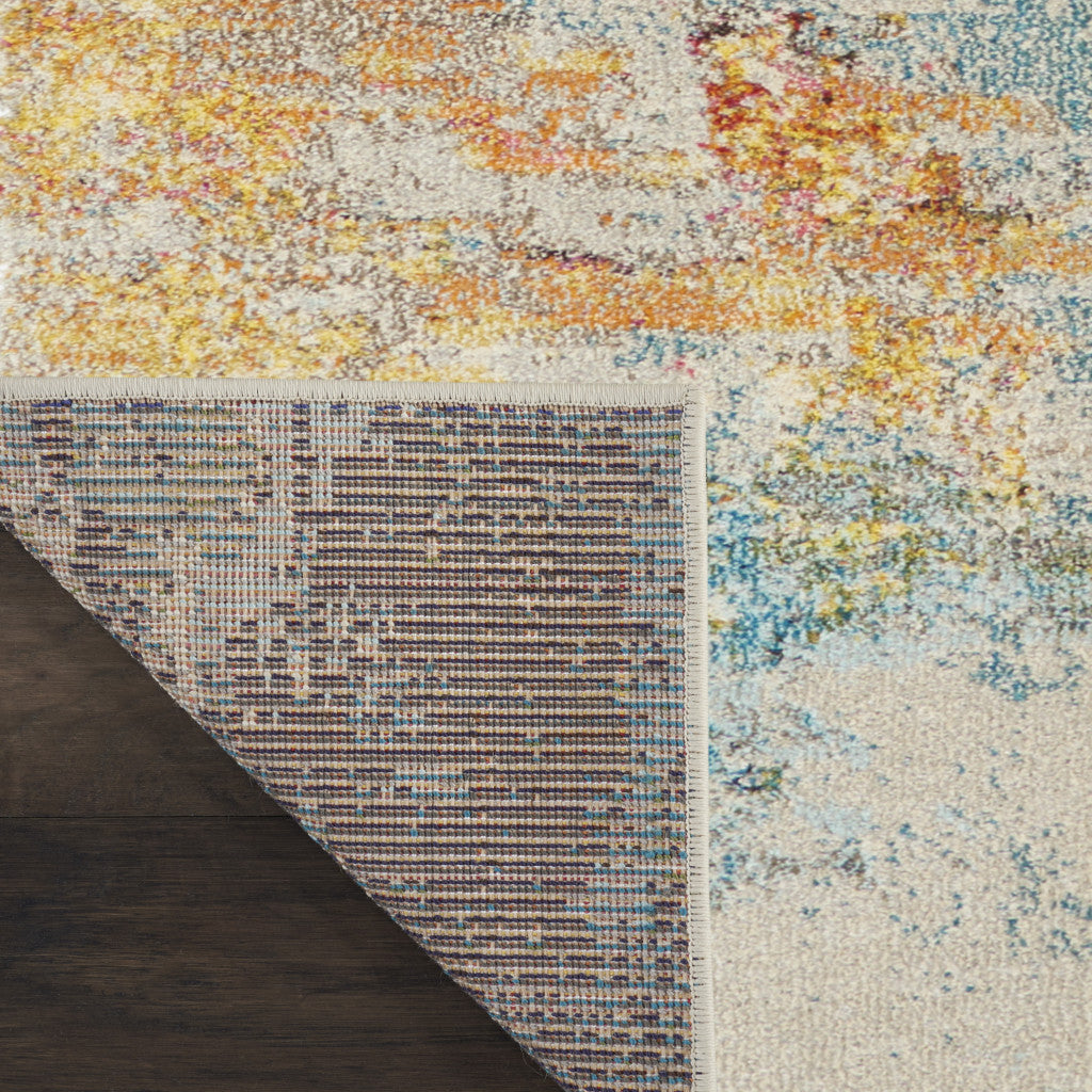 12 x 15 Blue & Gray Power Loom Rug