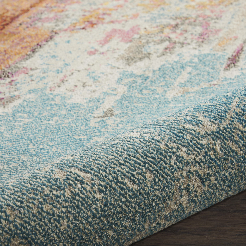 12 x 15 Blue & Gray Power Loom Rug