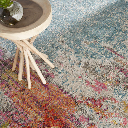 12 x 15 Blue & Gray Power Loom Rug