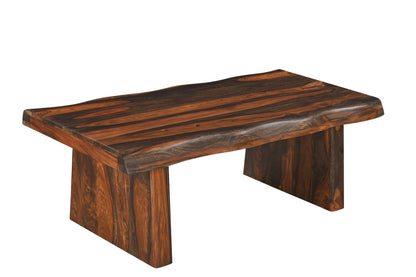 Dark Brown Solid Wood Coffee Table