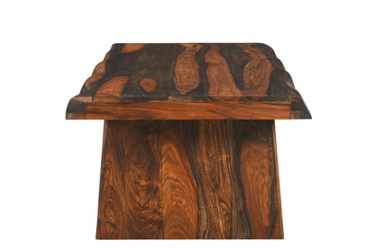 Dark Brown Solid Wood Coffee Table