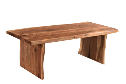 Brown Solid Wood Coffee Table