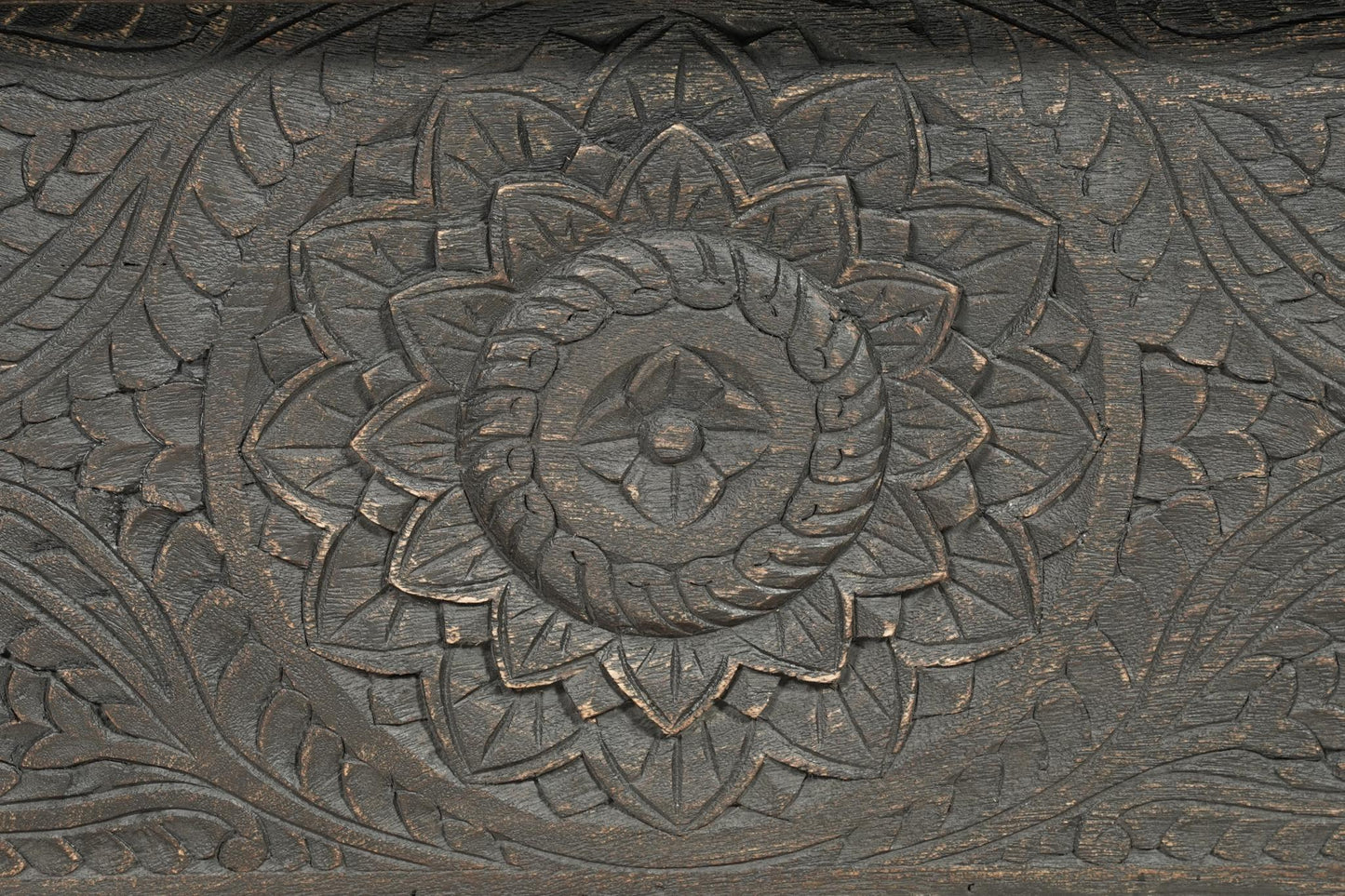 Black Solid Wood Distressed Lift Top Coffee Table image 8