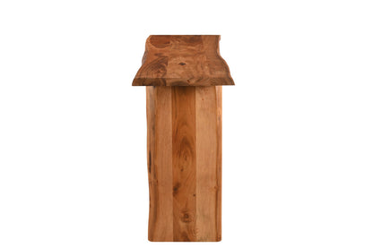 Chestnut Solid Wood Sled Console Table
