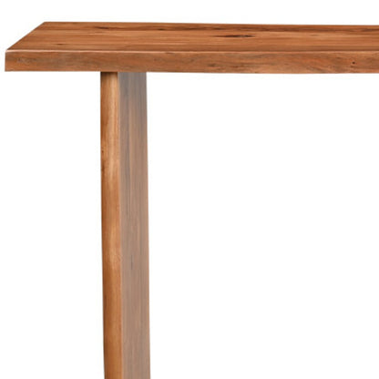 Chestnut Solid Wood Sled Console Table