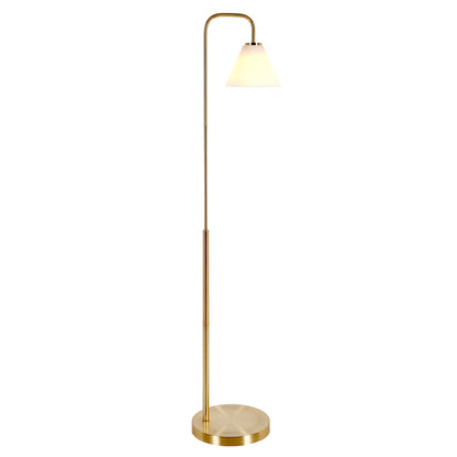 Brass Floor Lamp w/ Shade