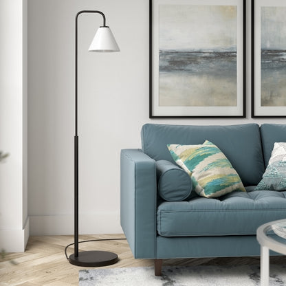 Black Floor Lamp w/ Shade