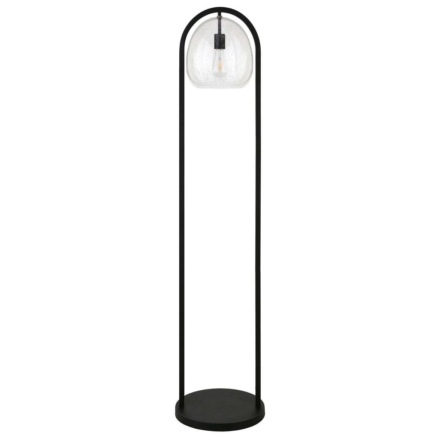 Black Column Floor Lamp w/ Shade