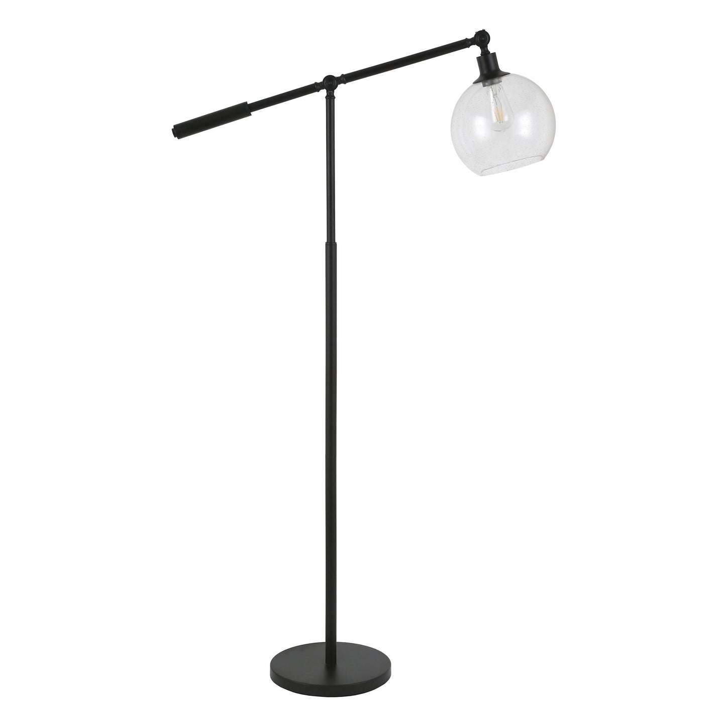 Black Reading Floor Lamp w/ Shade