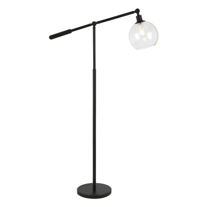 Black Reading Floor Lamp w/ Shade
