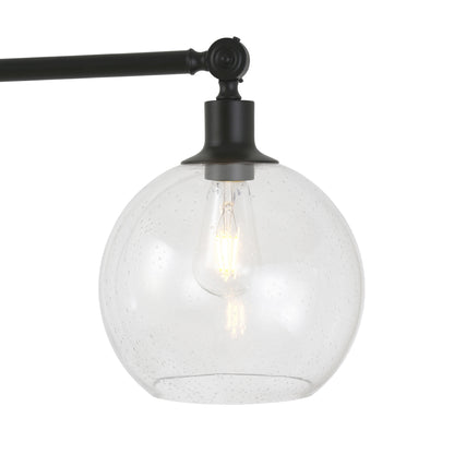 Black Reading Floor Lamp w/ Shade