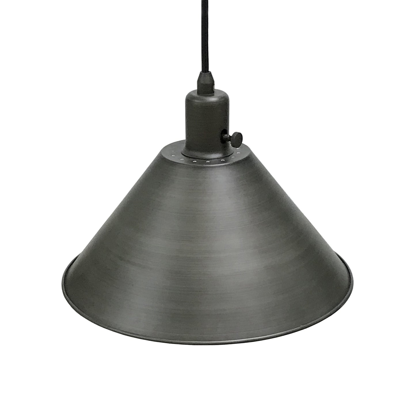 Steel Reading Floor Lamp w/ Silver Shade
