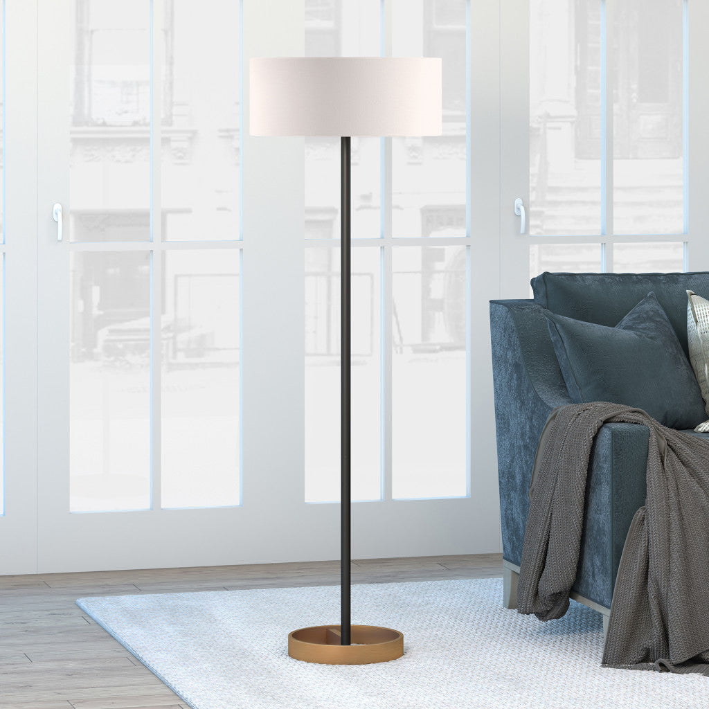 Black Floor Lamp w/ Shade