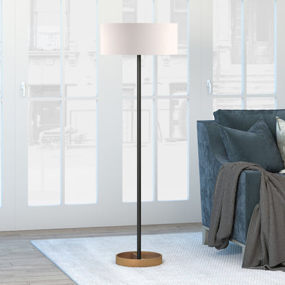 Black Floor Lamp w/ Shade