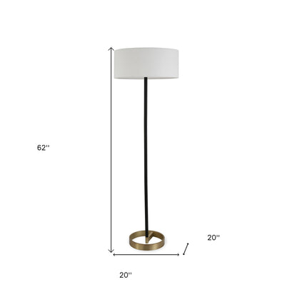 Black Floor Lamp w/ Shade