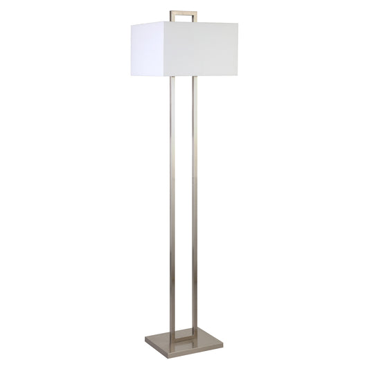 Nickel Floor Lamp w/ Shade