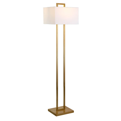 Brass Floor Lamp w/ Shade