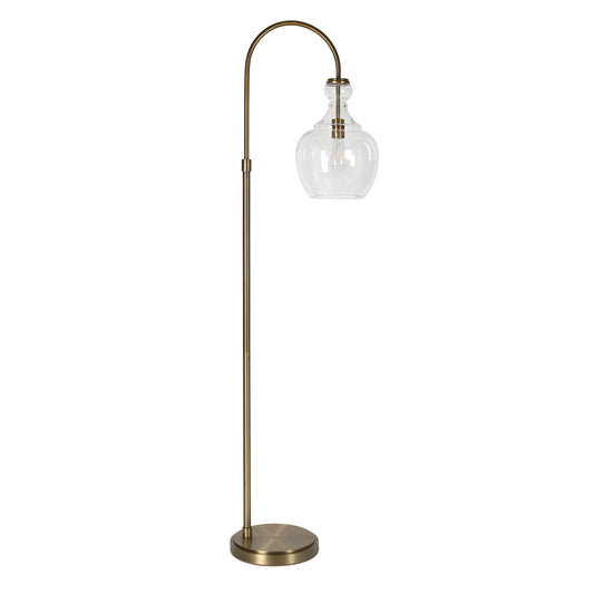 Brass Floor Lamp w/ Shade