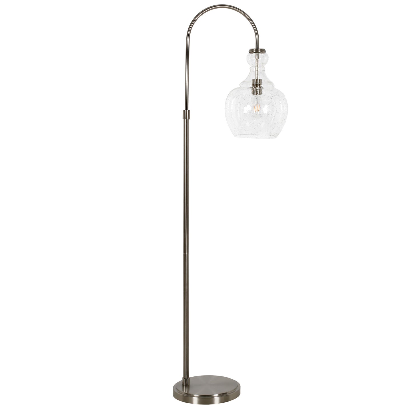 Nickel Floor Lamp w/ Shade
