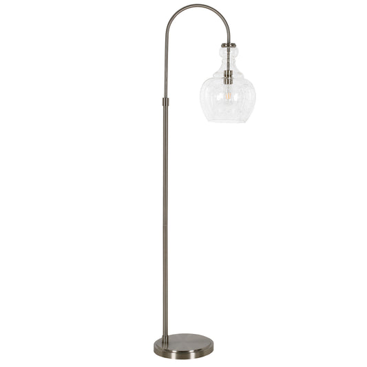 Nickel Floor Lamp w/ Shade