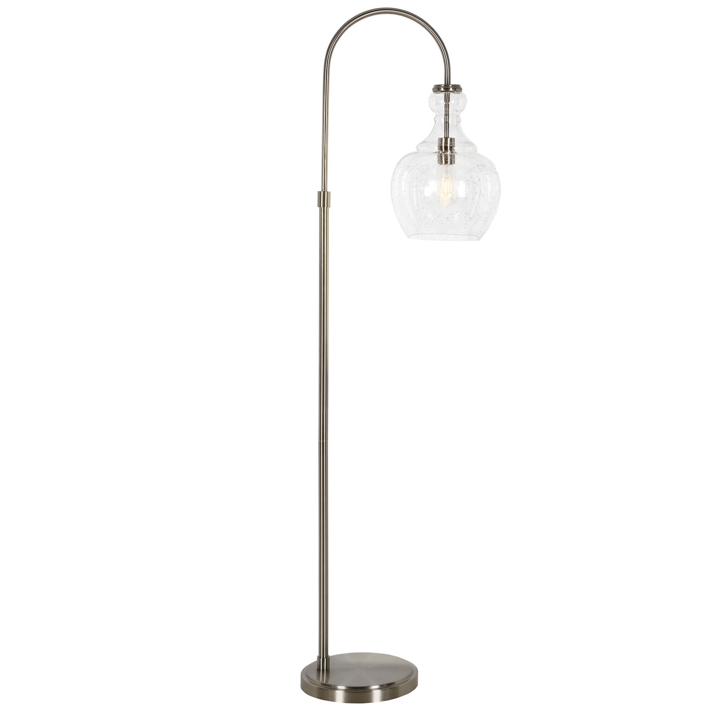 Nickel Floor Lamp w/ Shade