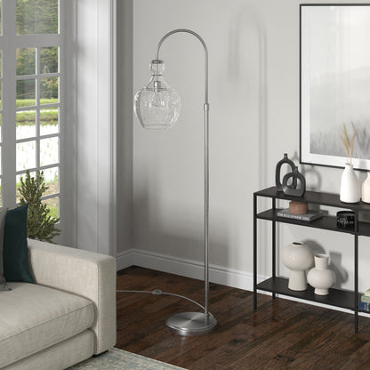 Nickel Floor Lamp w/ Shade