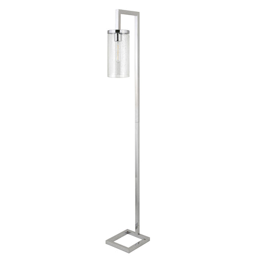 Nickel Reading Floor Lamp w/ Shade