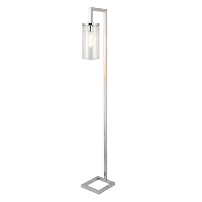 Nickel Reading Floor Lamp w/ Shade