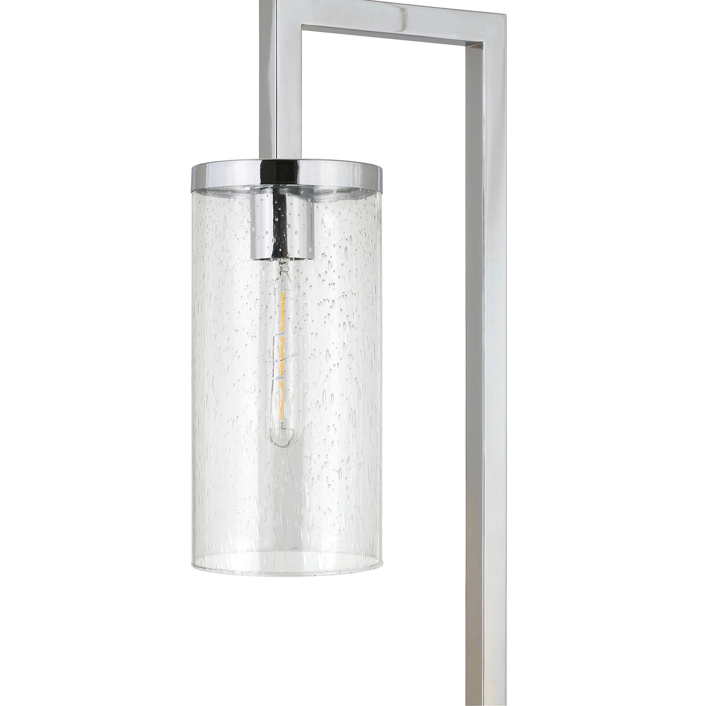 Nickel Reading Floor Lamp w/ Shade