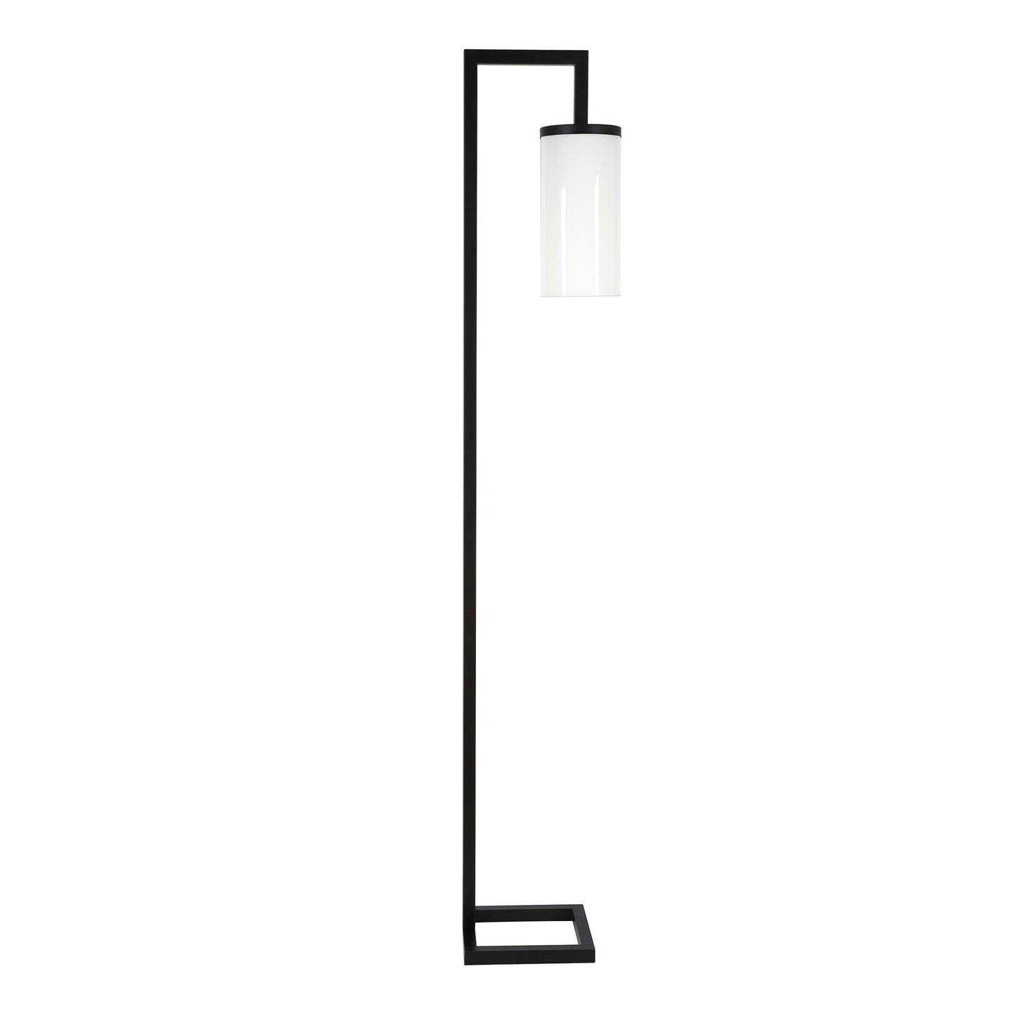 Black Reading Floor Lamp w/ Shade