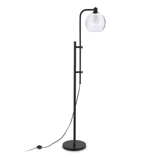 Black Adjustable Reading Floor Lamp w/ Shade