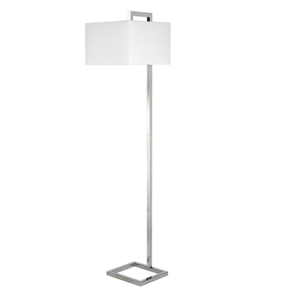 Nickel Floor Lamp w/ Shade