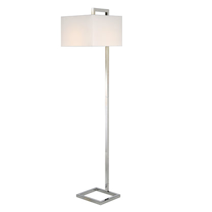 Nickel Floor Lamp w/ Shade