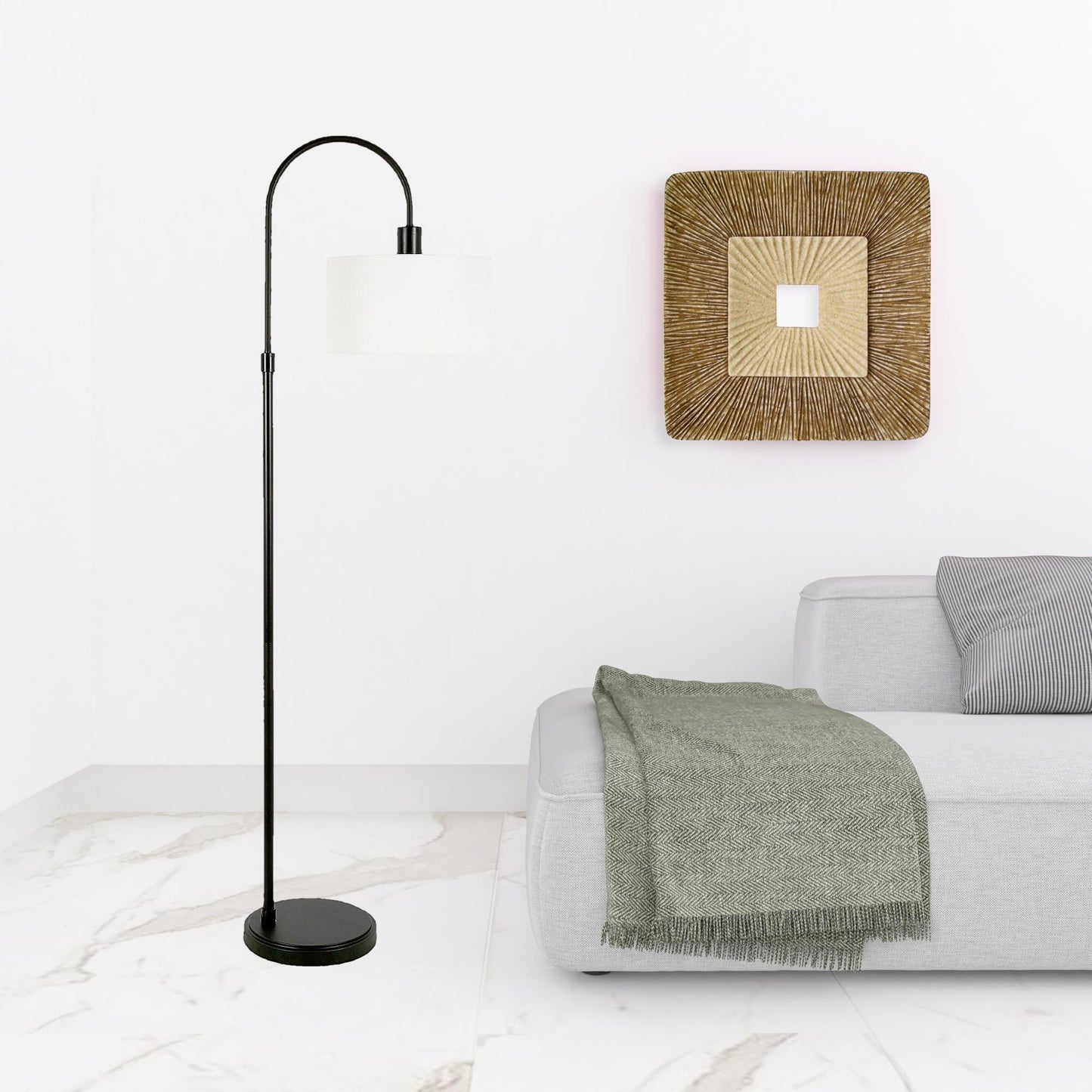 Black Floor Lamp w/ Shade