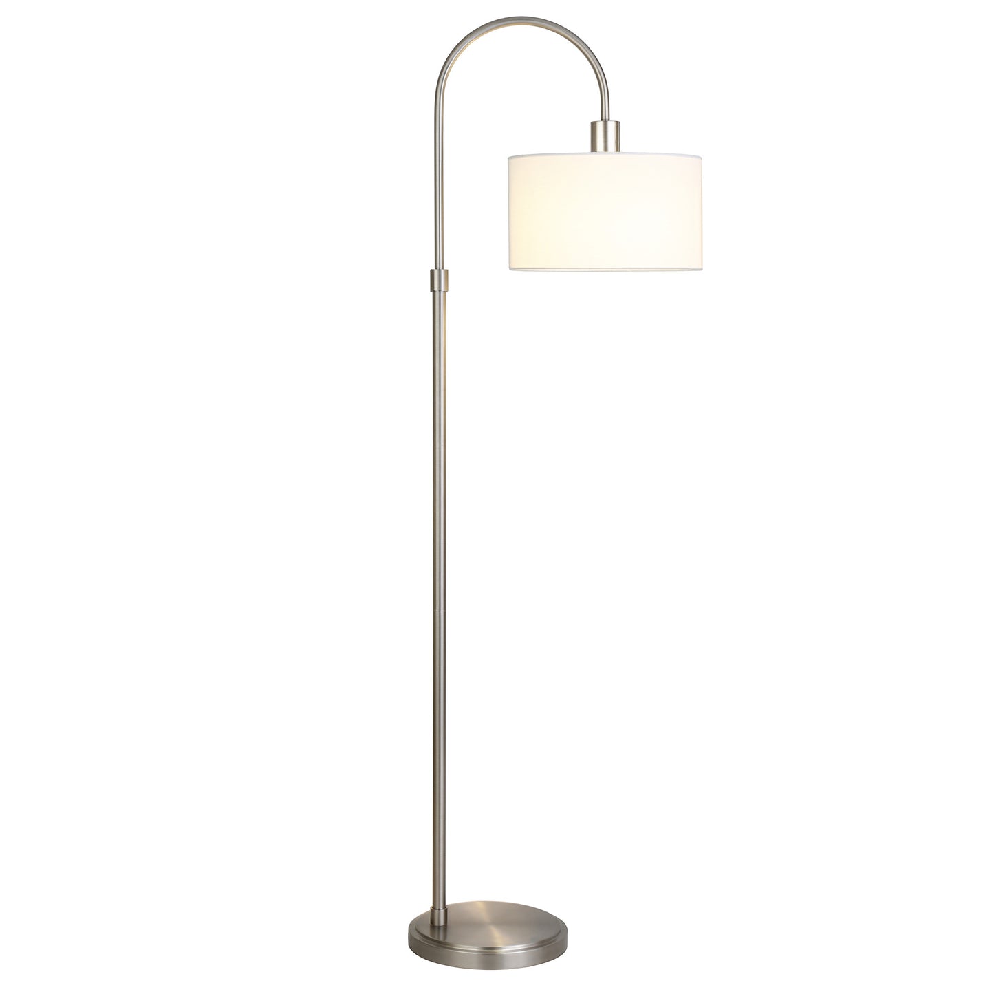 Nickel Floor Lamp w/ Shade