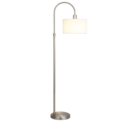 Nickel Floor Lamp w/ Shade