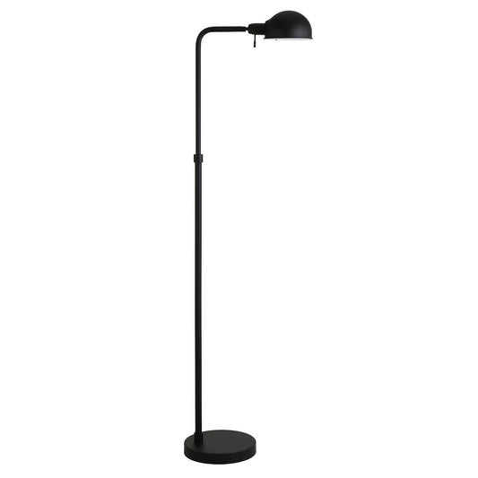 Black Reading Floor Lamp w/ Shade