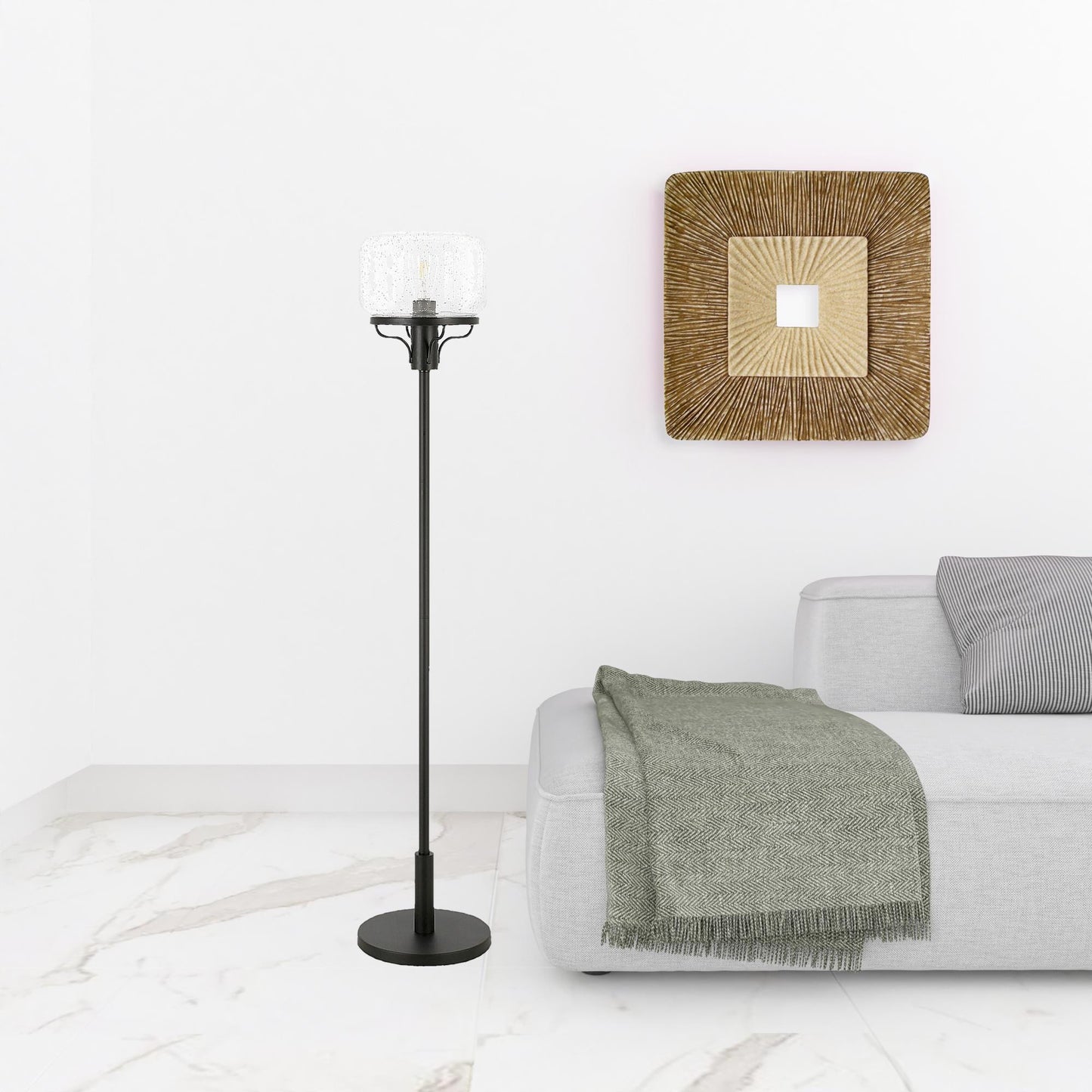 Black Floor Lamp w/ Shade