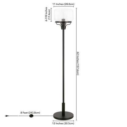 Black Floor Lamp w/ Shade