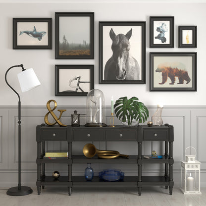 Black Floor Lamp w/ Shade