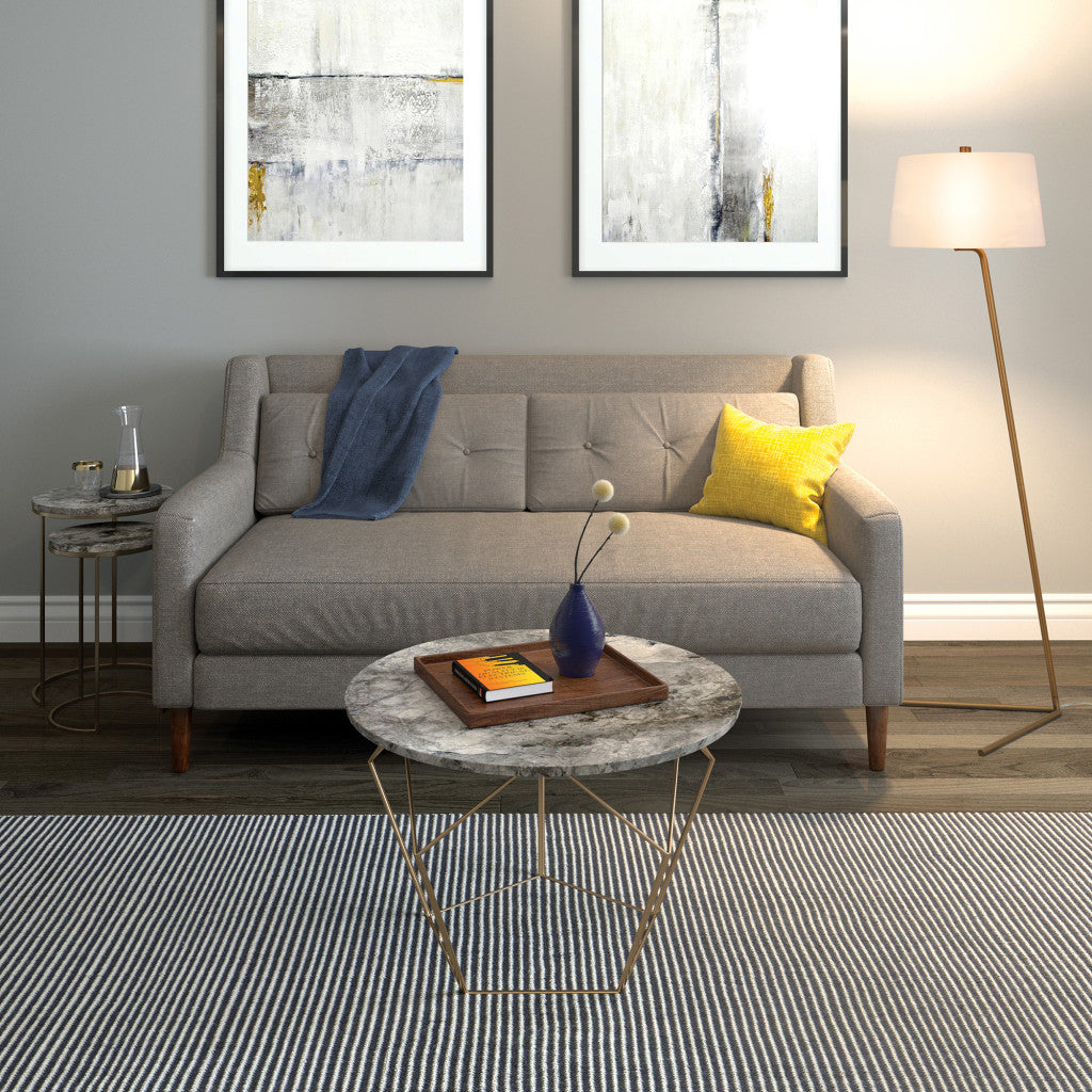 Brass Floor Lamp w/ Shade