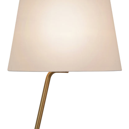 Brass Floor Lamp w/ Shade