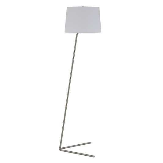 Nickel Floor Lamp w/ Shade